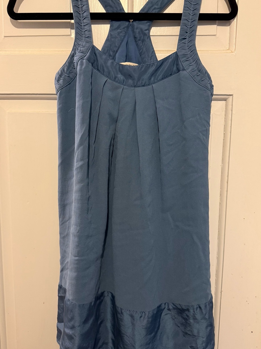 Banana Republic Blue Sleeveless Pleated Sundress